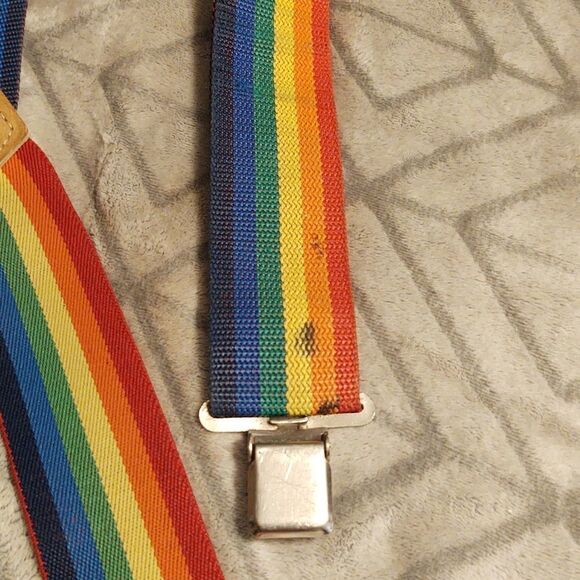 🌈 rainbow hat and suspenders set - Picture 7 of 9
